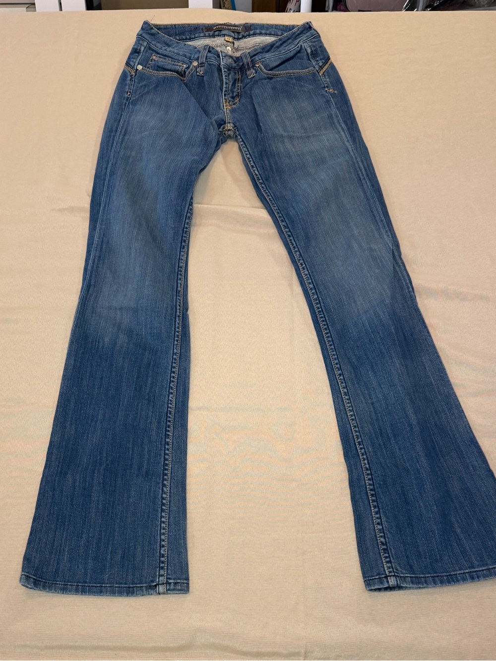 Yanuk Blue Women's Flared Jeans - Medium Wash Denim